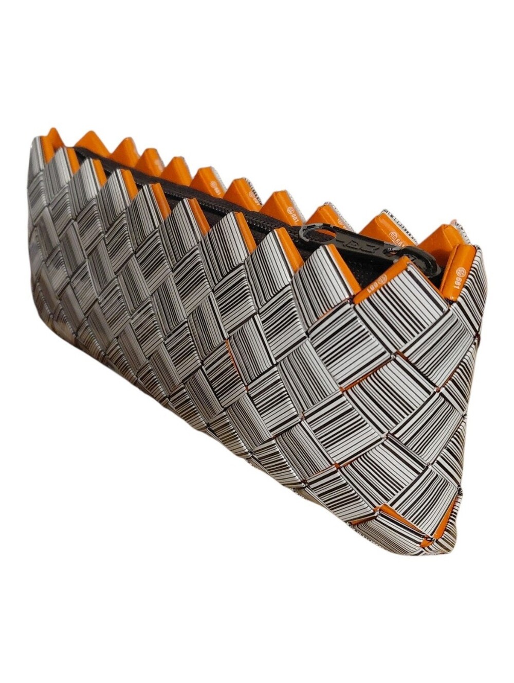 Ecoist Recycled Barcodes Novelty Clutch